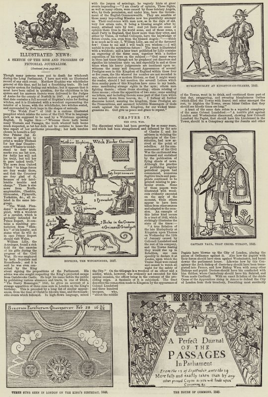 Noticias ilustradas, un bosquejo del surgimiento y progreso del periodismo pictórico de English School