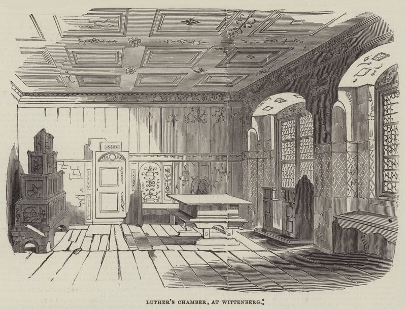 Cámara de Lutero, en Wittenberg de English School