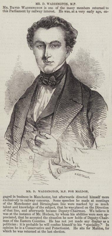 Sr. D Waddington, MP por Maldon de English School