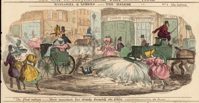 Molestias de Londres, El diluvio de English School