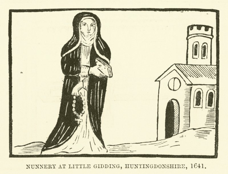 Convento en Little Gidding, Huntingdonshire, 1641 de English School