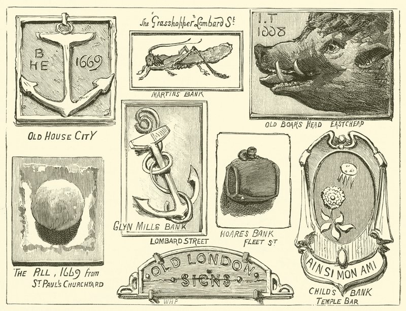 Viejas señales de Londres de English School