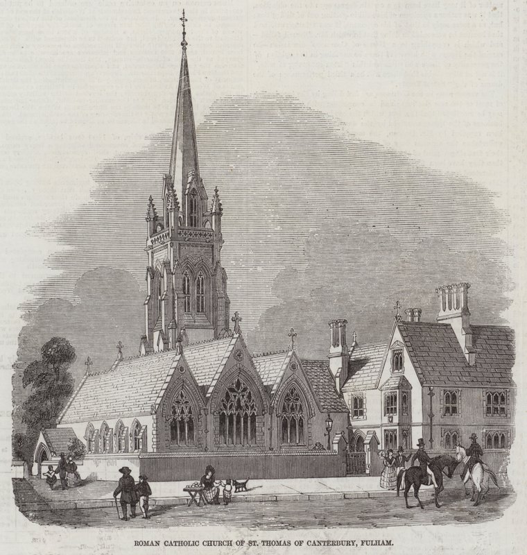 Iglesia Católica Romana de San Tomás de Canterbury, en Fulham de English School