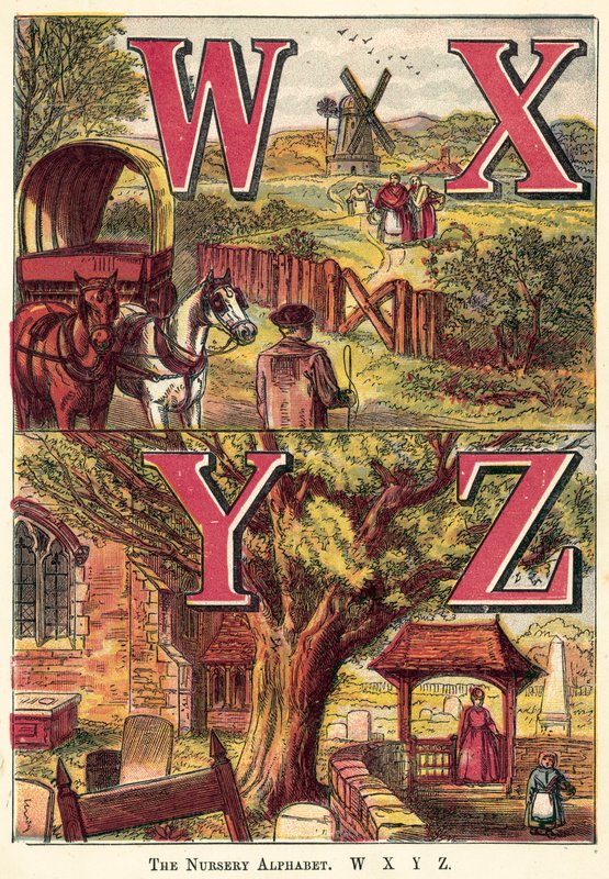 El Alfabeto de la Guardería, W, X, Y, Z de English School