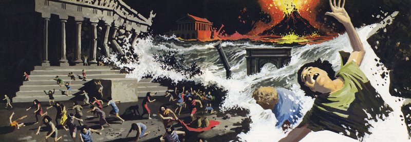 La destrucción de la Atlántida de English School