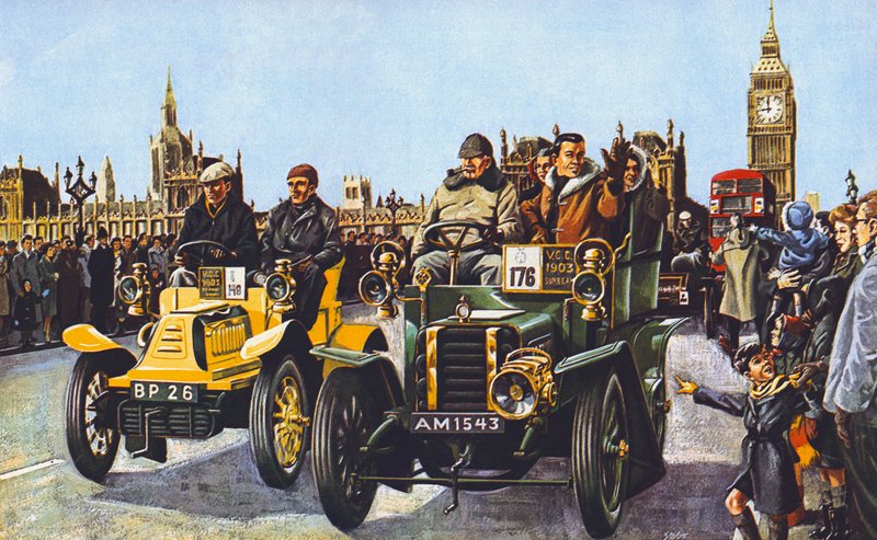 Rally de coches veteranos de English School