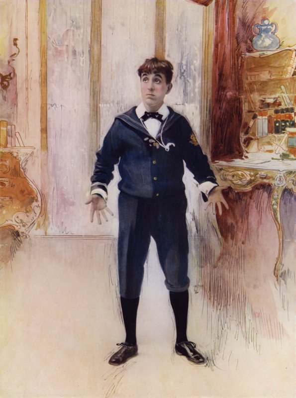 El Sr. Weedon Grossmith en The New Boy de English Photographer