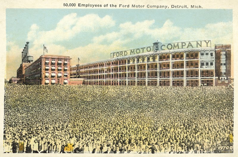 50 000 empleados de la Ford Motor Company, Detroit, Michigan de English Photographer