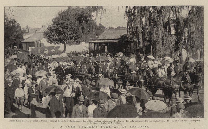 El Funeral de un Líder Bóer en Pretoria de English Photographer