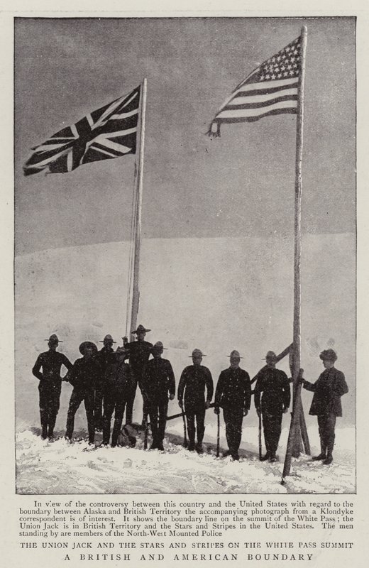 Una frontera británica y americana de English Photographer