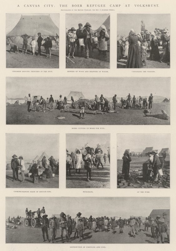 Una Ciudad de Lona, el Campamento de Refugiados Bóer en Volksrust de English Photographer