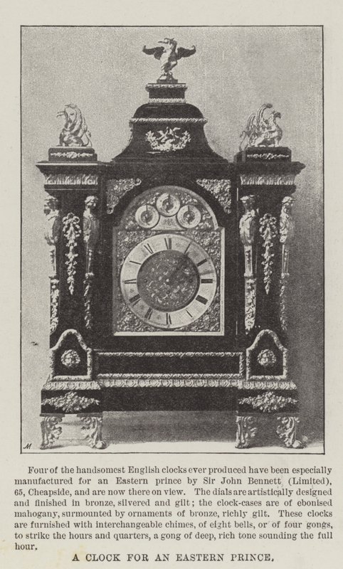 Un reloj para un príncipe oriental de English Photographer