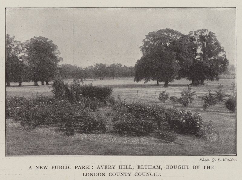 Un nuevo parque público, Avery Hill, Eltham, comprado por el Consejo del Condado de Londres de English Photographer