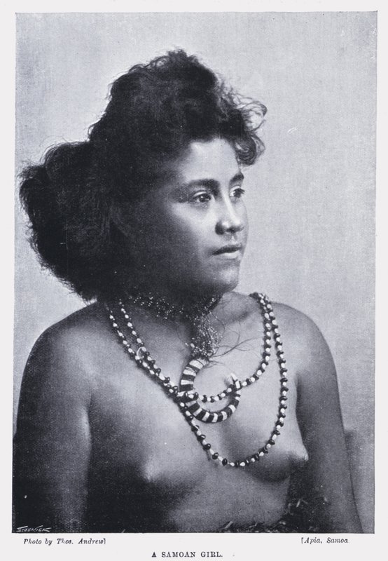 Una chica samoana de English Photographer