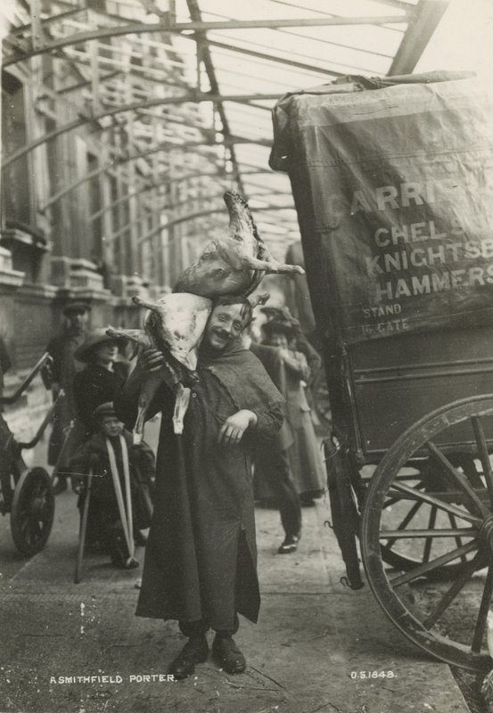 Un Porter de Smithfield de English Photographer