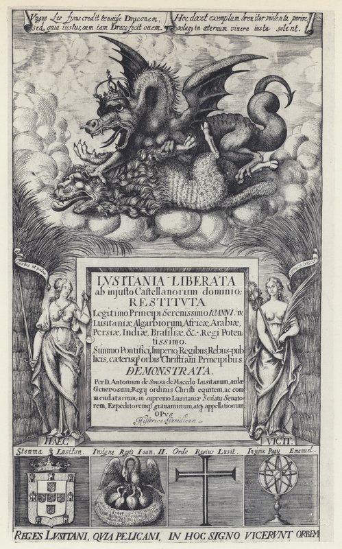 A de Sousa de Macedo, Lusitania liberata, R Heron 1645 de English Photographer
