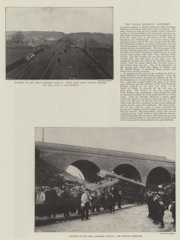 Accidente en el Ferrocarril del Gran Norte de English Photographer