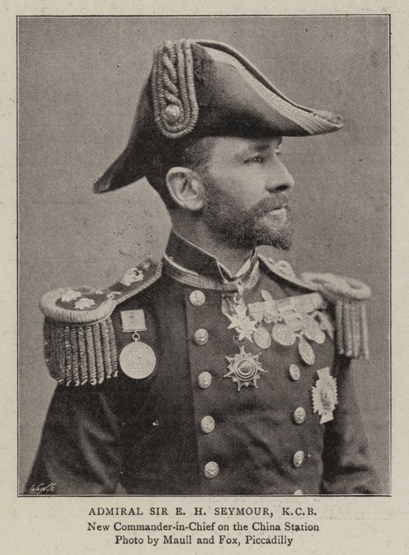 Almirante Sir E H Seymour, KCB de English Photographer