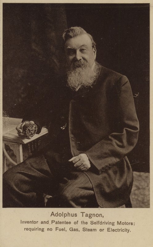 Adolphus Tagnon, inventor de motores autodirigidos de English Photographer