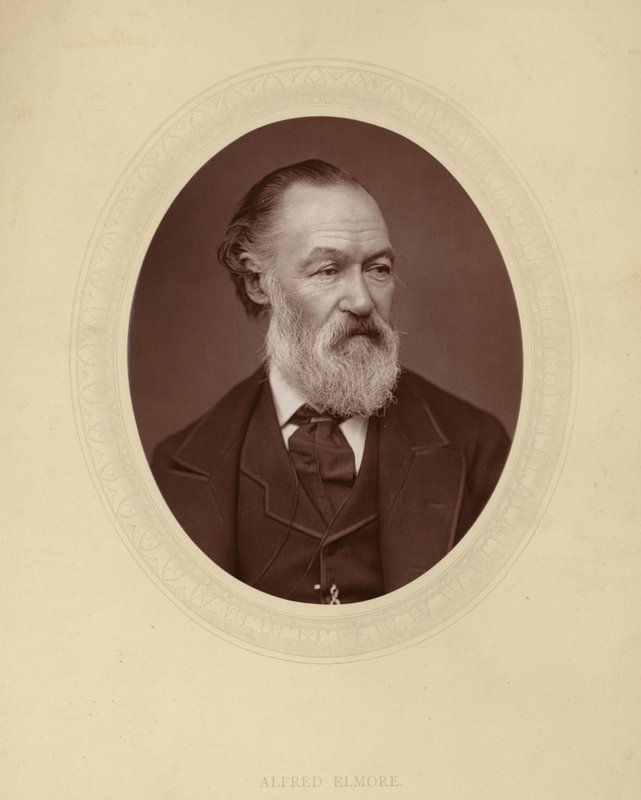 Alfred Elmore, pintor irlandés de temas históricos de English Photographer