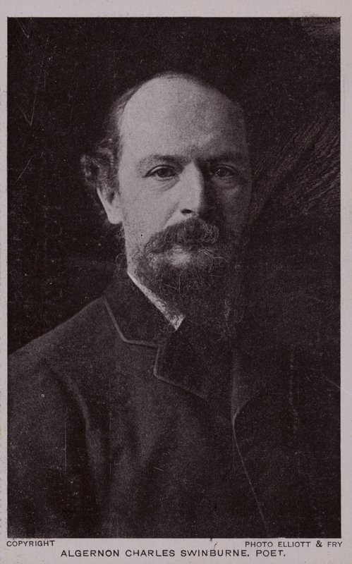 Algernon Charles Swinburne (1837-1909), poeta y dramaturgo inglés de English Photographer