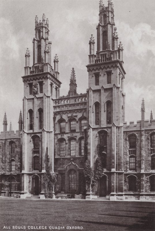 Cuadrángulo del All Souls College, Oxford de English Photographer