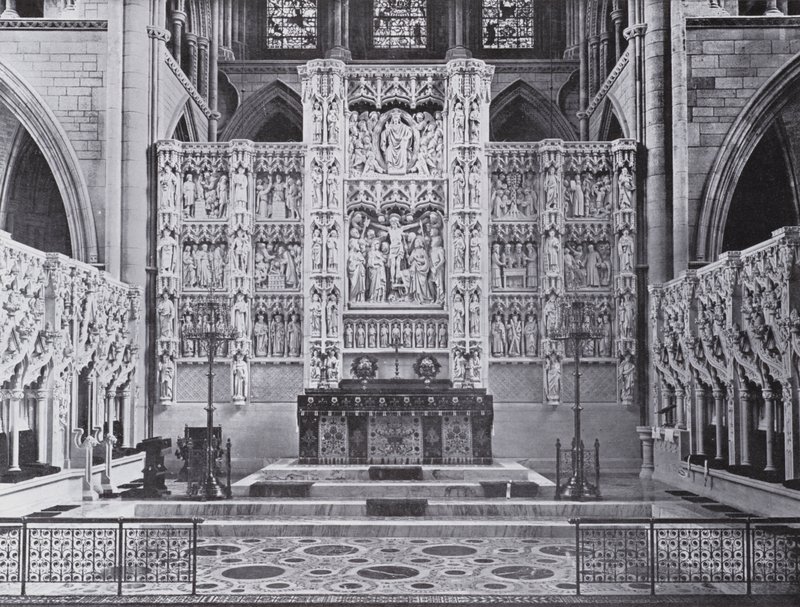 Altar y Retablo, Catedral de Truro de English Photographer