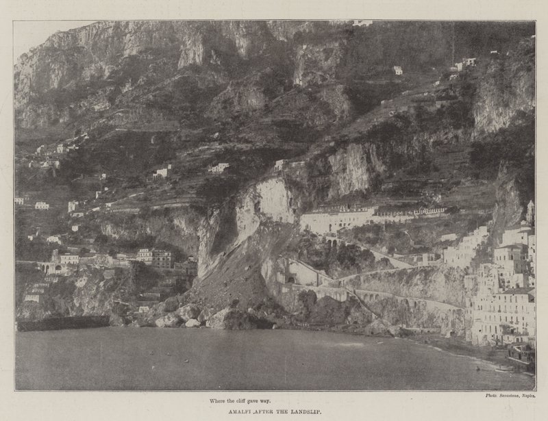Amalfi después del deslizamiento de tierra de English Photographer