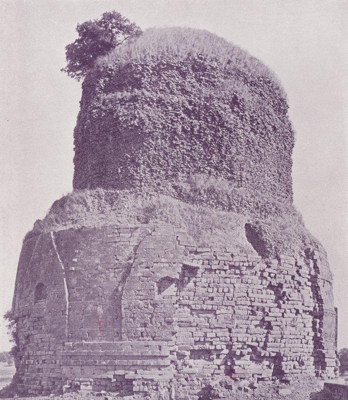 Antigua Torre Budista, Sarnath, Benares de English Photographer