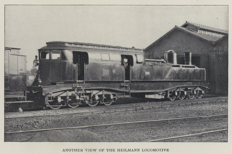 Otra vista de la locomotora Heilmann de English Photographer