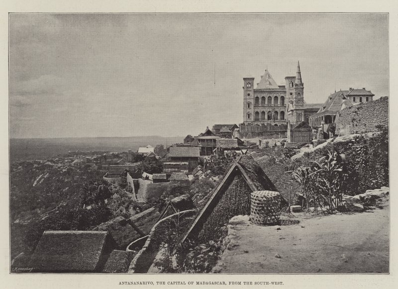 Antananarivo, la capital de Madagascar, desde el suroeste de English Photographer