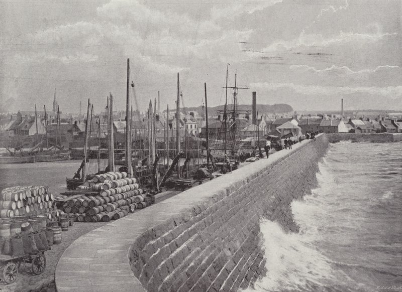 Arbroath, El Muro de Protección de English Photographer