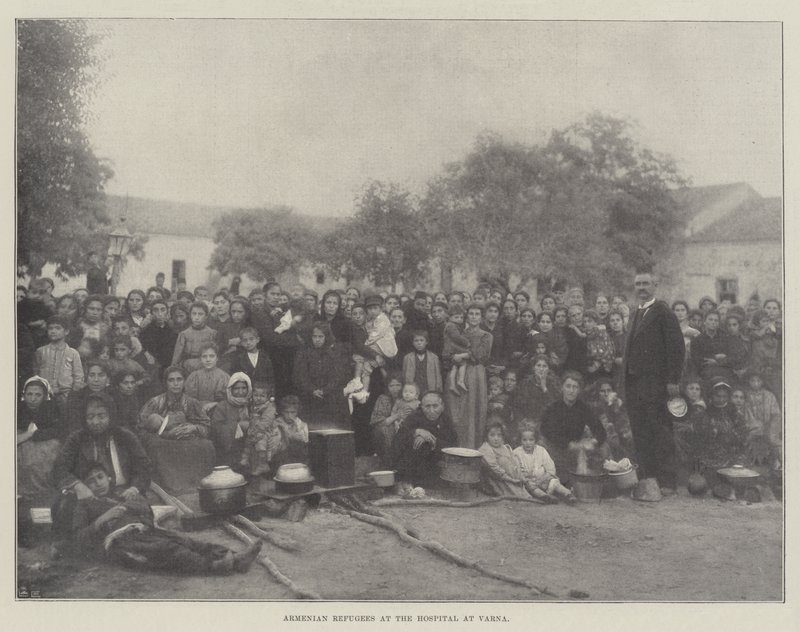 Refugiados Armenios en el Hospital de Varna de English Photographer