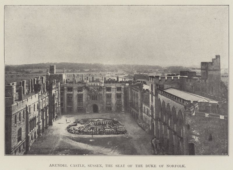 Castillo de Arundel, Sussex, la Residencia del Duque de Norfolk de English Photographer