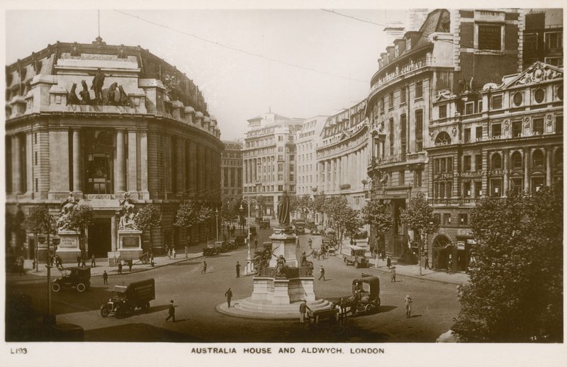 Australia House y Aldwych, Londres de English Photographer