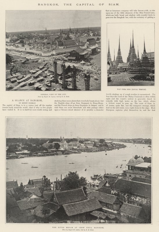 Bangkok, la Capital de Siam de English Photographer