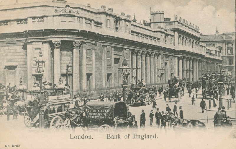 Banco de Inglaterra, Londres de English Photographer