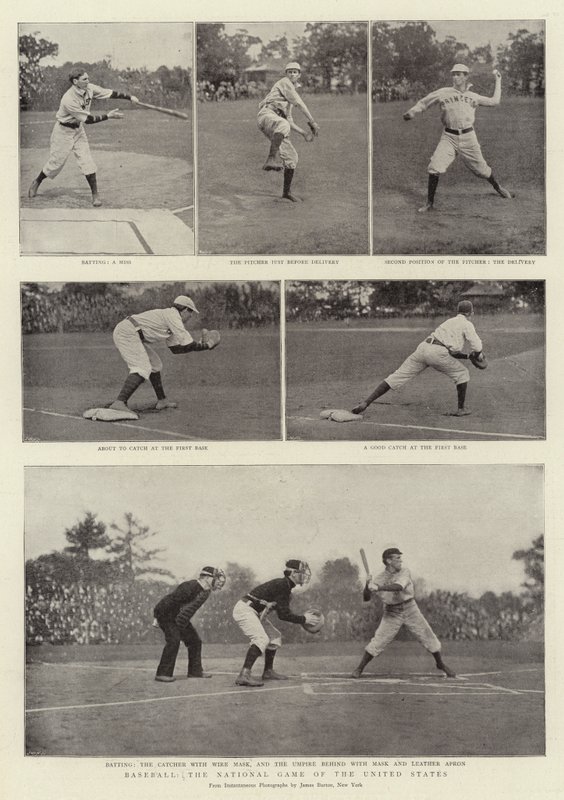 Béisbol, el Juego Nacional de los Estados Unidos de English Photographer