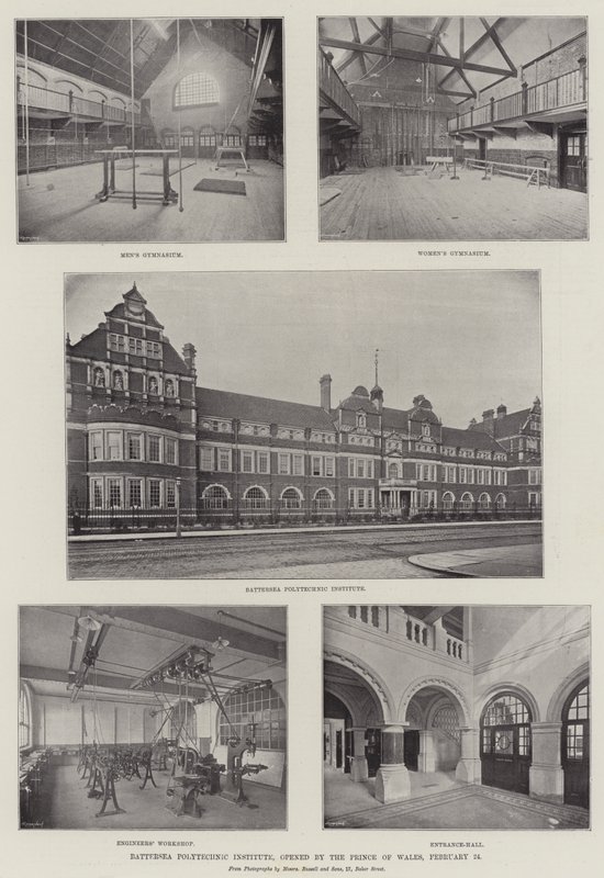 Instituto Politécnico de Battersea, inaugurado por el Príncipe de Gales, 24 de febrero de English Photographer