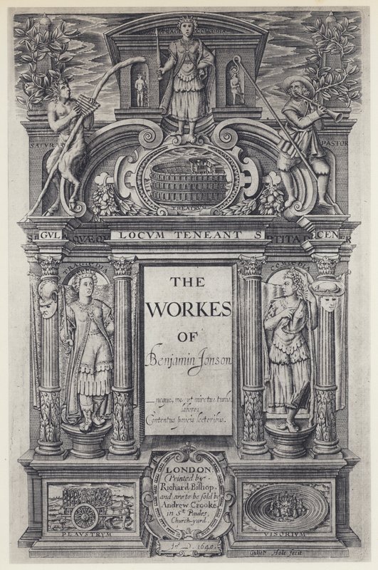 Ben Jonson, Las Obras, W Stansby 1616 de English Photographer