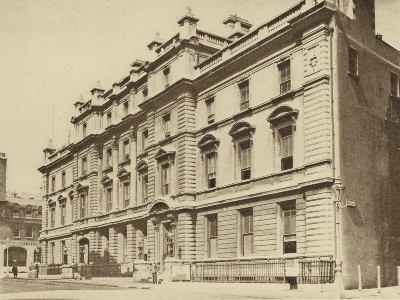 Tribunal de Policía de Bow Street, Westminster (fotografía en blanco y negro) de English Photographer