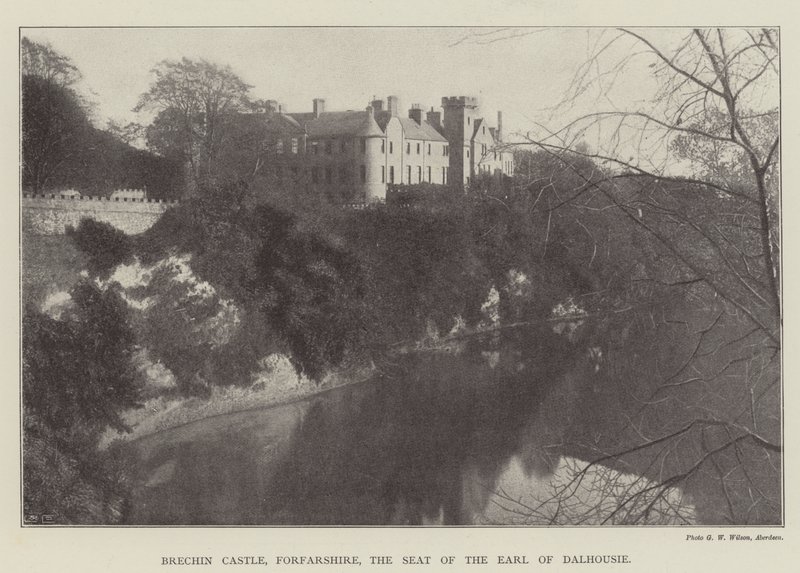 Castillo de Brechin, Forfarshire, la Residencia del Conde de Dalhousie de English Photographer