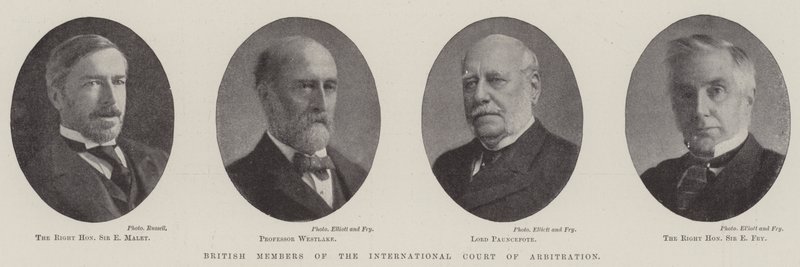Miembros británicos de la Corte Internacional de Arbitraje de English Photographer
