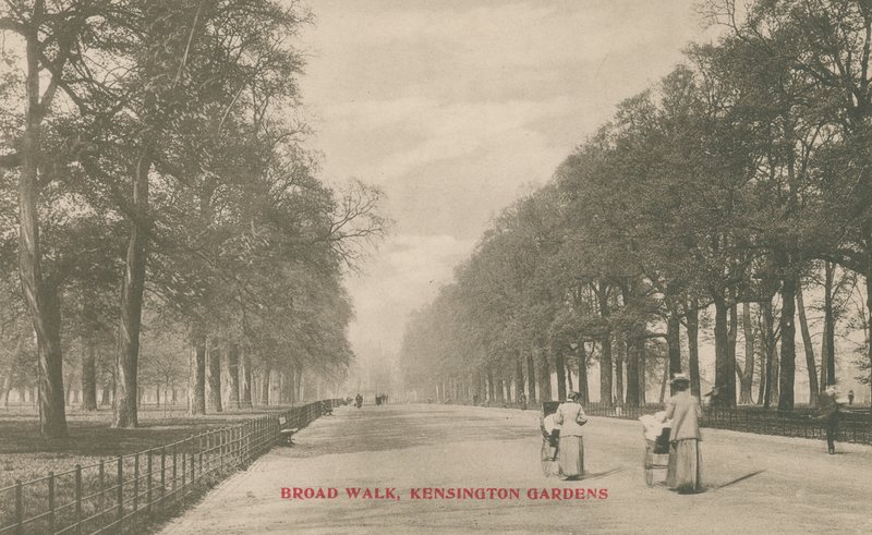 Broad Walk, Jardines de Kensington de English Photographer