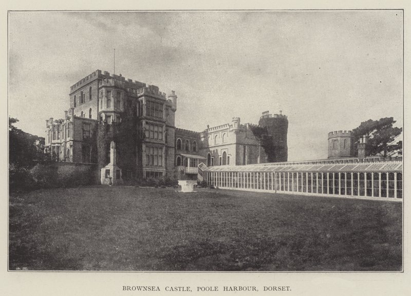 Castillo de Brownsea, Puerto de Poole, Dorset de English Photographer
