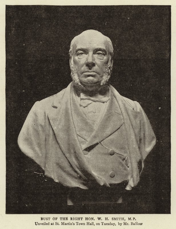 Busto del Muy Honorable W H Smith, MP de English Photographer