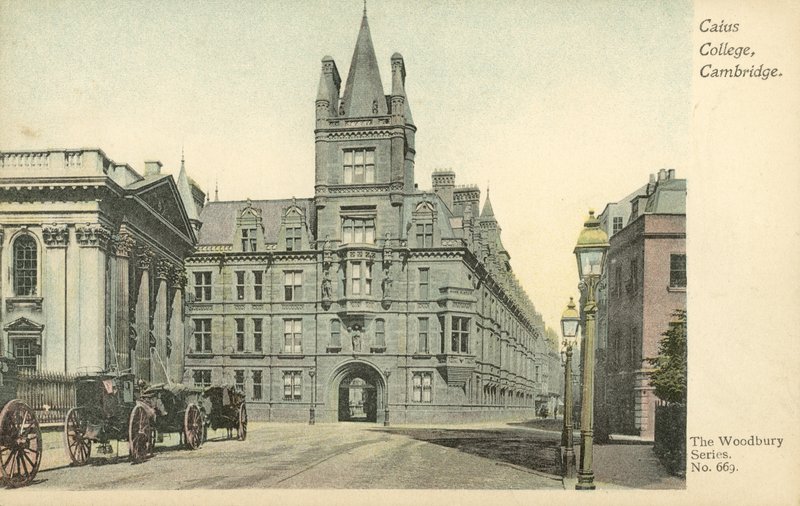 Caius College, Cambridge (foto en color) de English Photographer