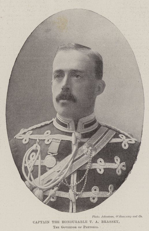 Capitán el honorable T A Brassey, gobernador de Pretoria de English Photographer