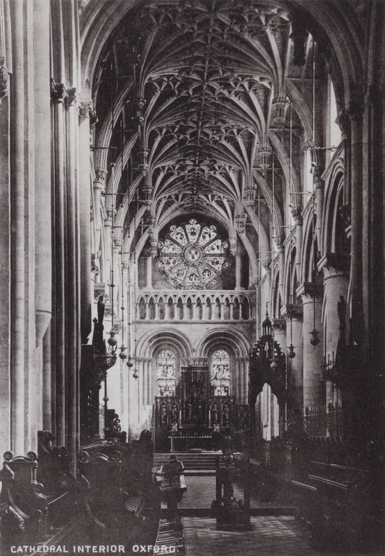 Interior de la Catedral, Oxford de English Photographer