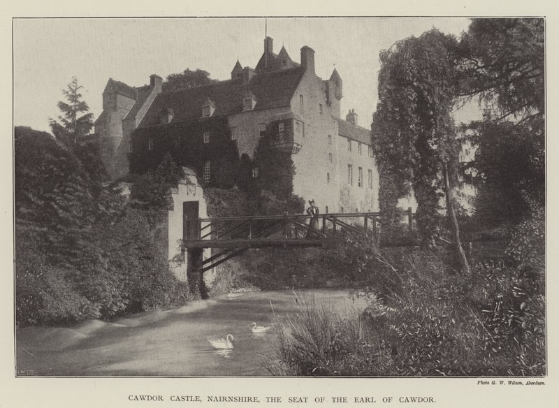 Castillo de Cawdor, Nairnshire, la Residencia del Conde de Cawdor de English Photographer